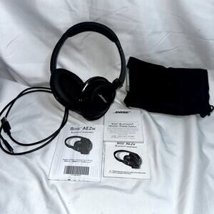 Bose SoundLink AE2 Around-Ear Wireless Bluetooth Headphones Headband BlackW/Case